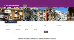 Desktop Screenshot of costablancahem.com